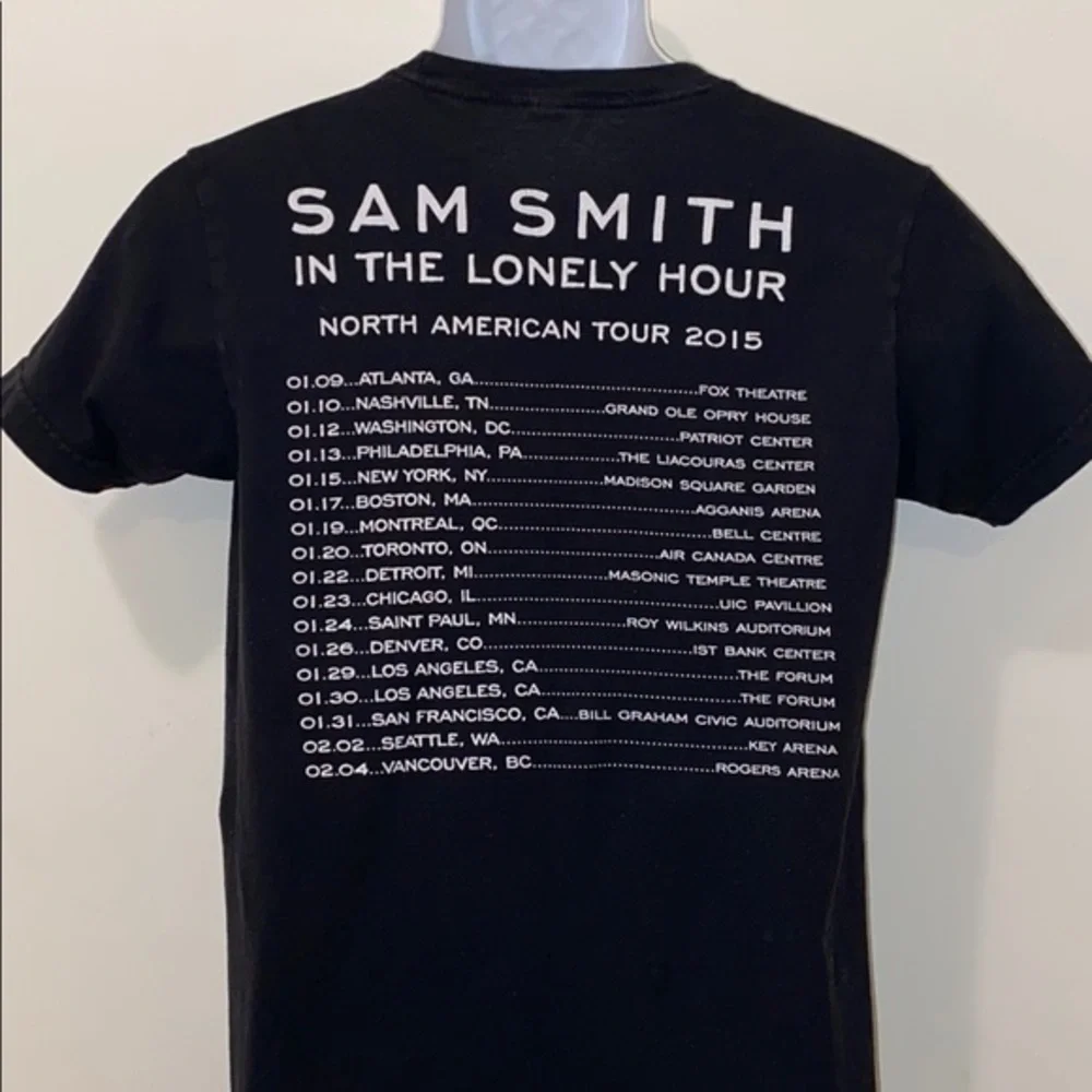 Unisex “In the Lonely Hour” Sam Smith Concert Tee - Picture 7 of 9